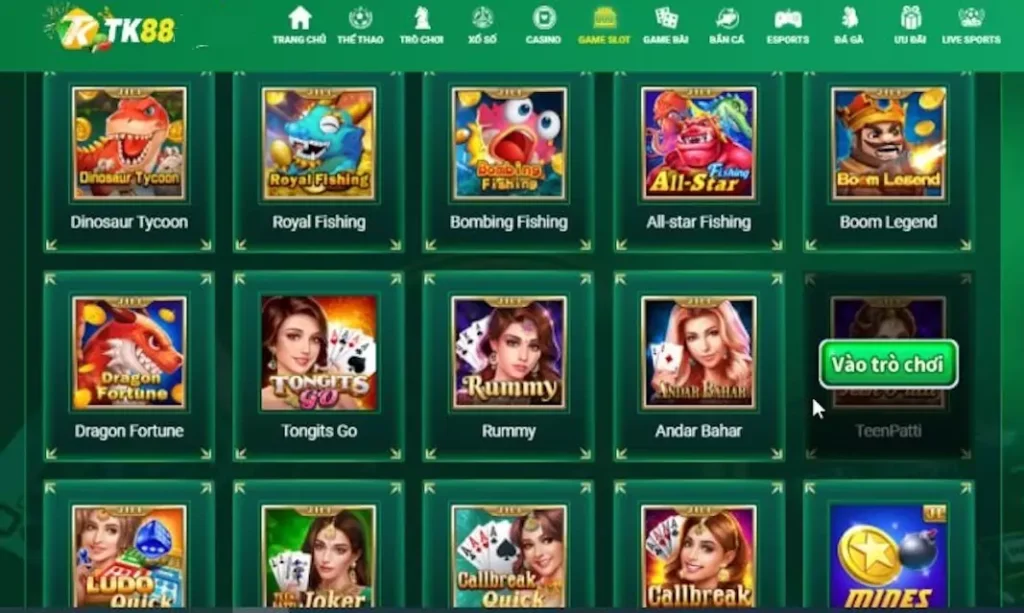 Kinh Nghiệm Chơi Slot Tk88
